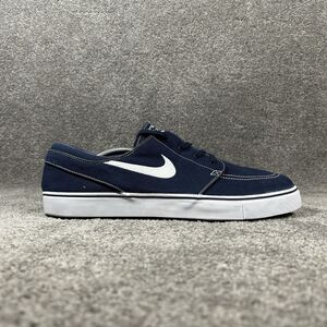 Nike Stefan Janoski Zoom Air 615957-414 Men's Sz 14 Blue White Skate Shoes Used